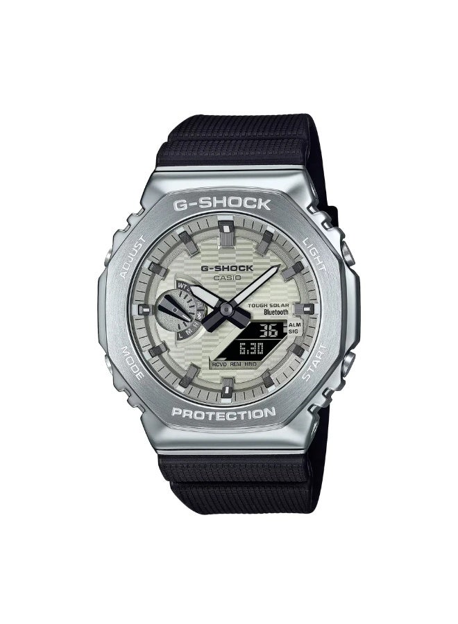 كاسيو ساعة كاسيو جي-شوك ​​جي-ستيل تعمل بالطاقة الشمسية للرجال GBM-2100A-8BDR - Image 1